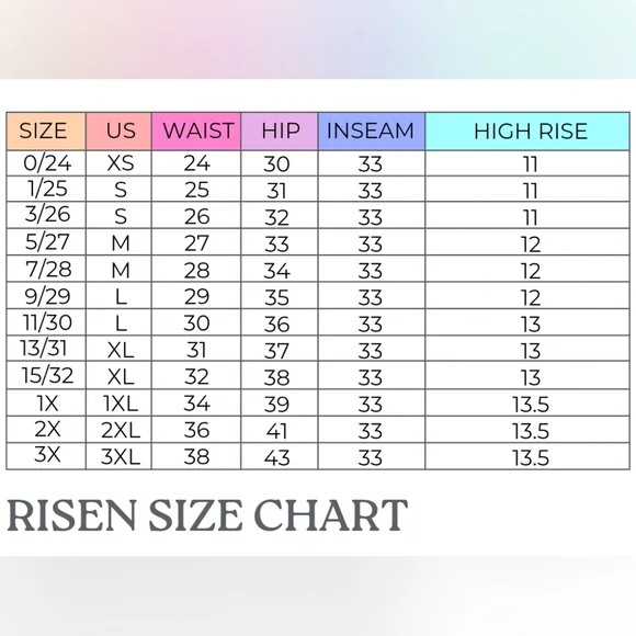 RISEN High Rise Tummy Control Classic Wide Leg Jeans Stretch Brick Various NEW - Picture 13 of 13
